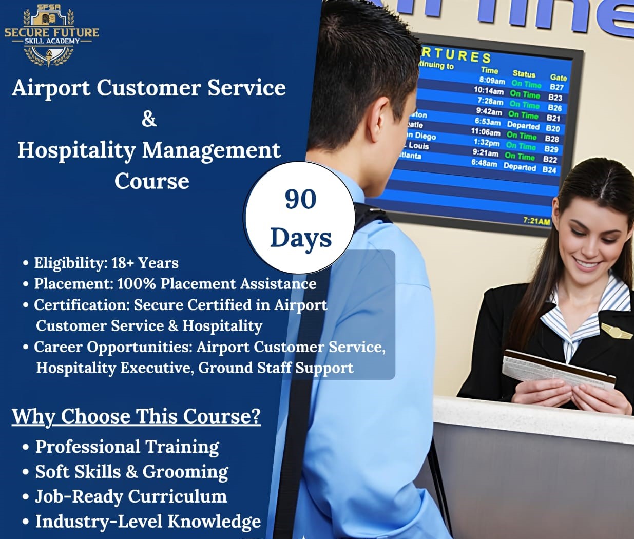Airport Customer Service & Hospitality Management